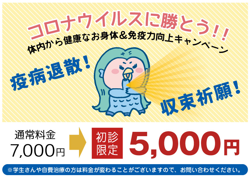 コロナウイルスに勝とう!キャンペーン